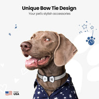 HKM-767507 Smart QR Code Pet Tag with Silicone Bowknot Design for Puppy and Cat Safety