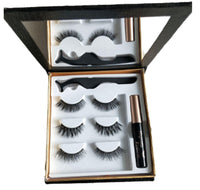 HKM-157267 Magnetic Liquid Eyeliner & Handmade False Eyelashes Set