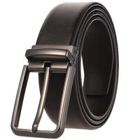 HKM-639059 Adjustable Alloy Pin Buckle Perforated Belt - Model LY35-21746-4
