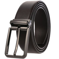 HKM-639059 Adjustable Alloy Pin Buckle Perforated Belt - Model LY35-21746-4