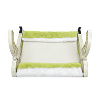 HKM-499539 Universal Cat Bed Hammock for All Seasons - Window-Mounted with Plush Cloth Comfort