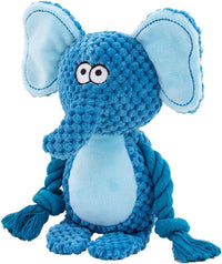 HKM-847507 Interactive Squeaky Plush Dog Toy with Crinkle Paper and Cotton Rope for Small to Medium Dogs