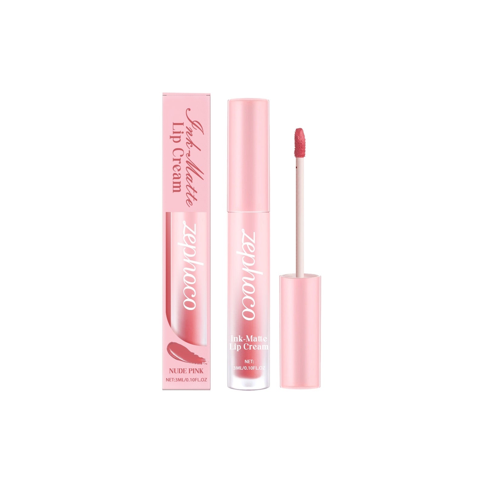 HKM-352723 Matte Finish Lip Cream - Long-Lasting Formula with Nourishing Ingredients, 1.7x11.6cm