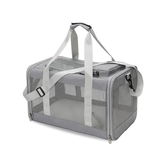 JMT-120202 Lightweight Foldable Cat Carrier Bag with Breathable Mesh Design