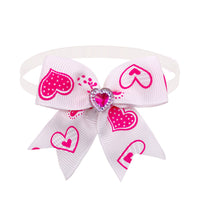 HKM-302995 Pet Love Candy Color Diamond Bow Tie for Pets - Polyester Spring & Autumn Accessory