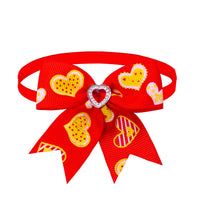 HKM-302995 Pet Love Candy Color Diamond Bow Tie for Pets - Polyester Spring & Autumn Accessory
