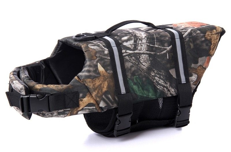 HKM-090259 Dog Life Jacket for Safe Swimming - Adjustable Fit for Medium to Large Breeds, Lightweight & Durable Design