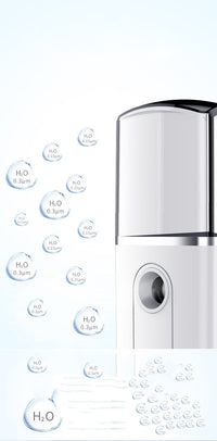 HKM-296275 Portable Nano Facial Mist Humidifier with 20ml Water Tank for Skin Hydration and Care