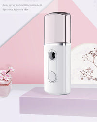 HKM-296275 Portable Nano Facial Mist Humidifier with 20ml Water Tank for Skin Hydration and Care