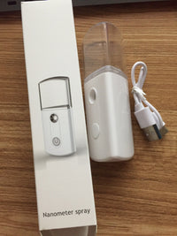 HKM-296275 Portable Nano Facial Mist Humidifier with 20ml Water Tank for Skin Hydration and Care
