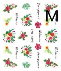 HKM-917779 Black Butterfly Water Nail Art Stickers - Simple and Stylish Design, 6.2 x 5.5 CM