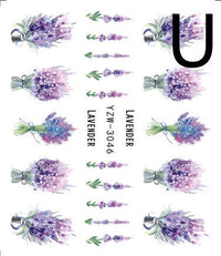 HKM-917779 Black Butterfly Water Nail Art Stickers - Simple and Stylish Design, 6.2 x 5.5 CM