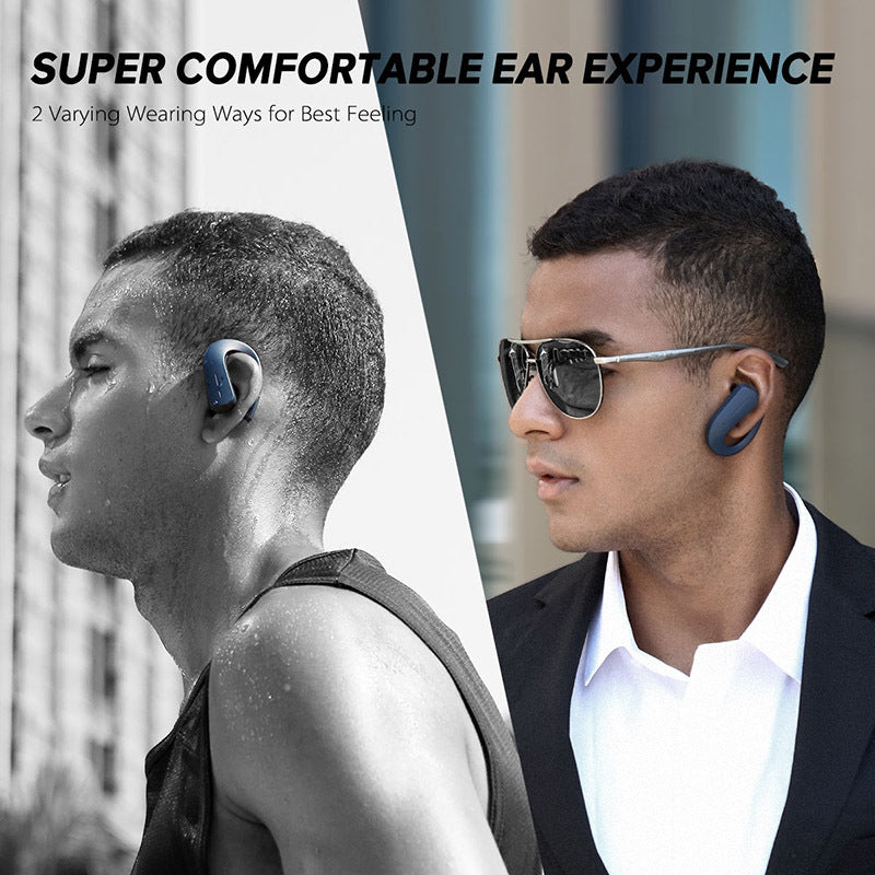 KTX-950547 Wireless Sports Headphones with 36-Hour Playtime, IPX7 Waterproof, and Noise-Canceling Microphone