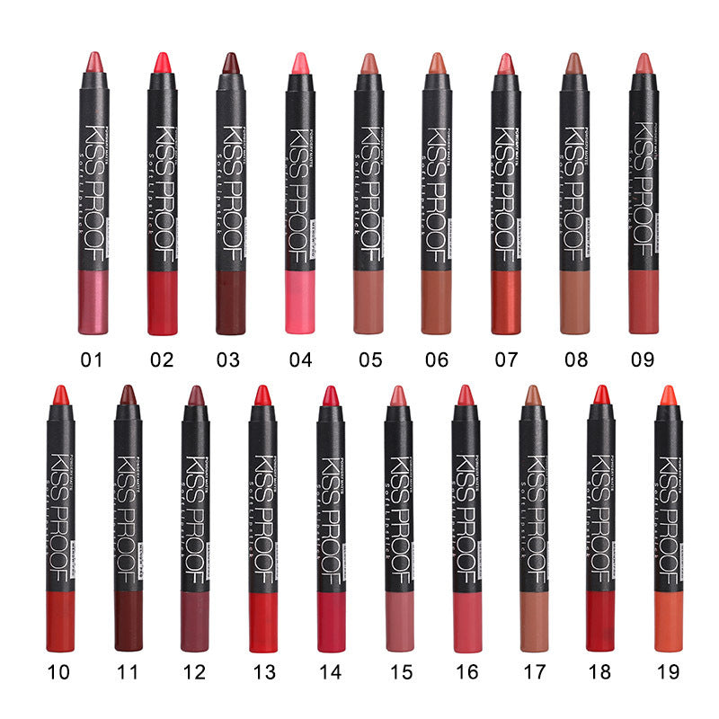 HKM-776403 Long Lasting Color-Change Lipstick Pen with Moisturizing Formula - 19 Shades Available