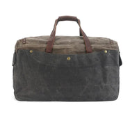 HKM-564179 Retro Waterproof Men's Travel Bag - Large Capacity Fitness and Outdoor Shoulder Bag in Dark Grey, Khaki, and Army Green