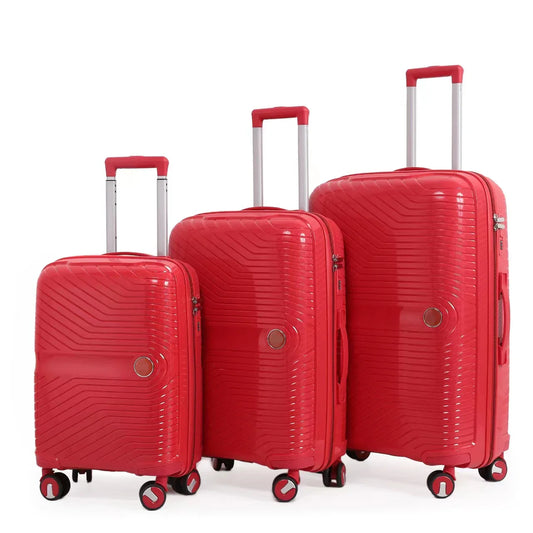KTX-043155 Soft ABS Luggage Set with Trolley - 20, 24, 28 Inch Travel Suitcases