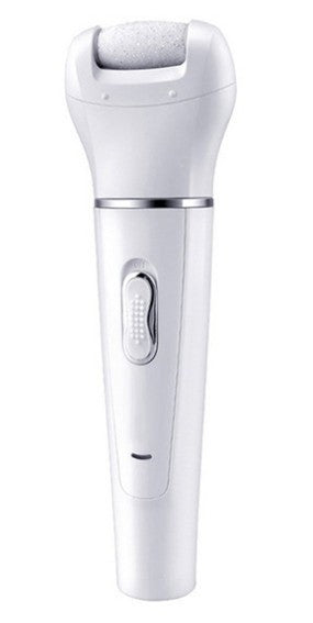 HKM-137875 5-in-1 Multi-Functional Portable Face and Body Electric Massager and Skin Care Scrubber with Latex Brush Heads