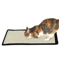 HKM-027795 Large Scratching Blanket Cat Toy and Pet Floor Mat Set with Catnip and Sticks
