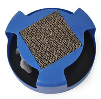 HKM-662099 Interactive Cat Toy with Scratchpad - Battery-Free Rotating Fun for Cats