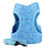 HKM-960147 Adjustable Cat Traction Rope with Chest Strap - Available in Gray and Blue, Sizes S, M, L