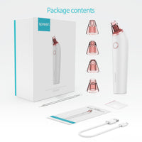 HKM-882131 Electric Micro-Crystal Blackhead Suction Device with Adjustable Suction Levels and Probes for Pore Cleaning