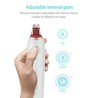 HKM-882131 Electric Micro-Crystal Blackhead Suction Device with Adjustable Suction Levels and Probes for Pore Cleaning