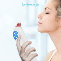 HKM-882131 Electric Micro-Crystal Blackhead Suction Device with Adjustable Suction Levels and Probes for Pore Cleaning
