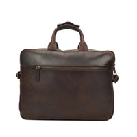HKM-824019 Leather Crossbody Briefcase for Men - Custom Logo Business Handbag
