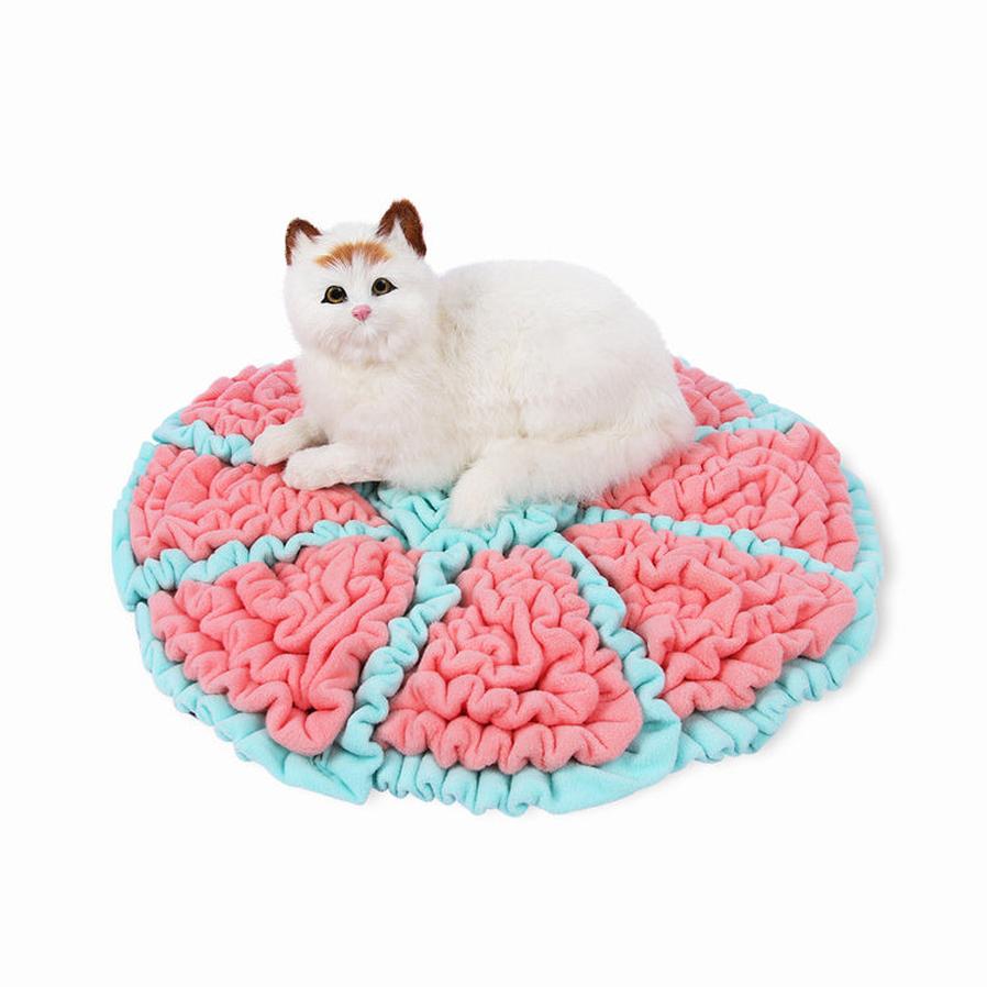 JMT-125578 Anti-Slip Polar Fleece Slow Feed Mat with Bite Resistance