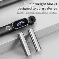 HKM-080019 Adjustable Digital Cordless Weighted Skipping Rope with Intelligent Features
