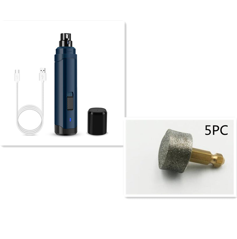 HKM-037075 Electric Pet Nail Grinder with Low Noise and Vibration for Dogs, Cats, and Small Animals