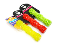HKM-595411 Durable Dog Vocal Stick for Fetch and Dental Care – Soft & Hard Plastic, Squeaky Play Toy, Two Sizes Available