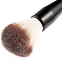 HKM-740179 Flower Face Makeup Brush with Wooden Handle and Rayon Nylon Hair for Blush and Eyeshadow Touchups