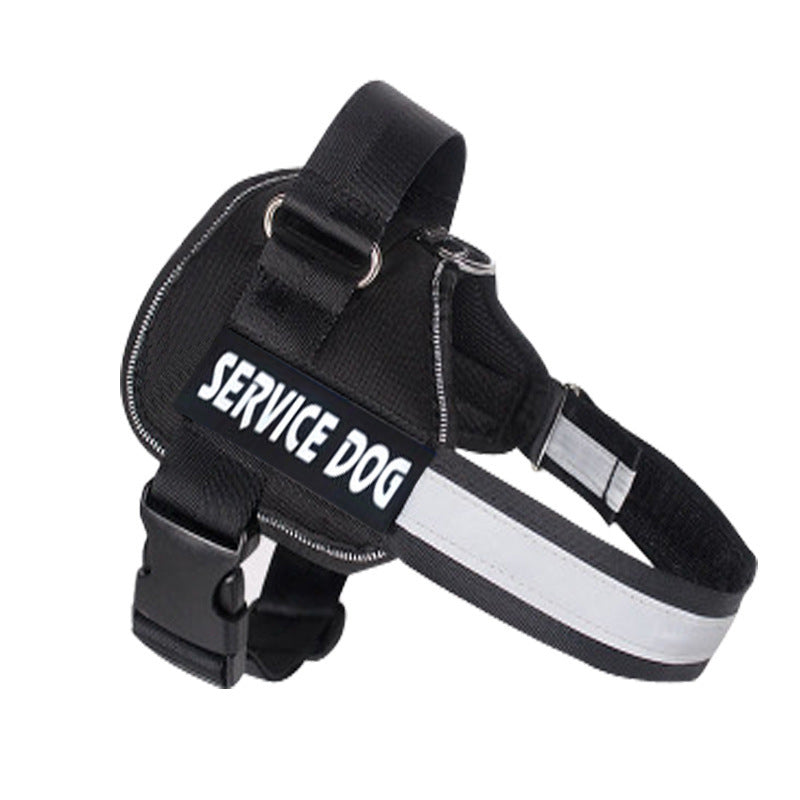 HKM-286675 Small to Medium Dog Breast Sling Harness - Adjustable Cloth Pet Chest Strap in Multiple Colors