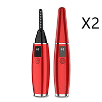 HKM-848211 Portable Electric Eyelash Curler - Compact Design, Rapid Heating, Rechargeable Battery
