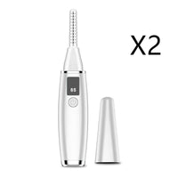 HKM-848211 Portable Electric Eyelash Curler - Compact Design, Rapid Heating, Rechargeable Battery