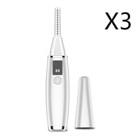 HKM-848211 Portable Electric Eyelash Curler - Compact Design, Rapid Heating, Rechargeable Battery