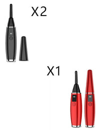 HKM-848211 Portable Electric Eyelash Curler - Compact Design, Rapid Heating, Rechargeable Battery