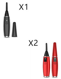 HKM-848211 Portable Electric Eyelash Curler - Compact Design, Rapid Heating, Rechargeable Battery