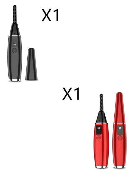 HKM-848211 Portable Electric Eyelash Curler - Compact Design, Rapid Heating, Rechargeable Battery