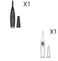 HKM-848211 Portable Electric Eyelash Curler - Compact Design, Rapid Heating, Rechargeable Battery