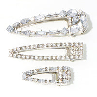 HKM-017491 European and American Retro Pearl Hairpin for Women - Alloy Geometric Design, Individually Packaged
