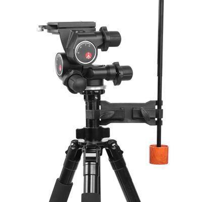 KTX-692755 Universal Tripod Umbrella Clip for Camera - Black ABS, Supports Up to 2kg