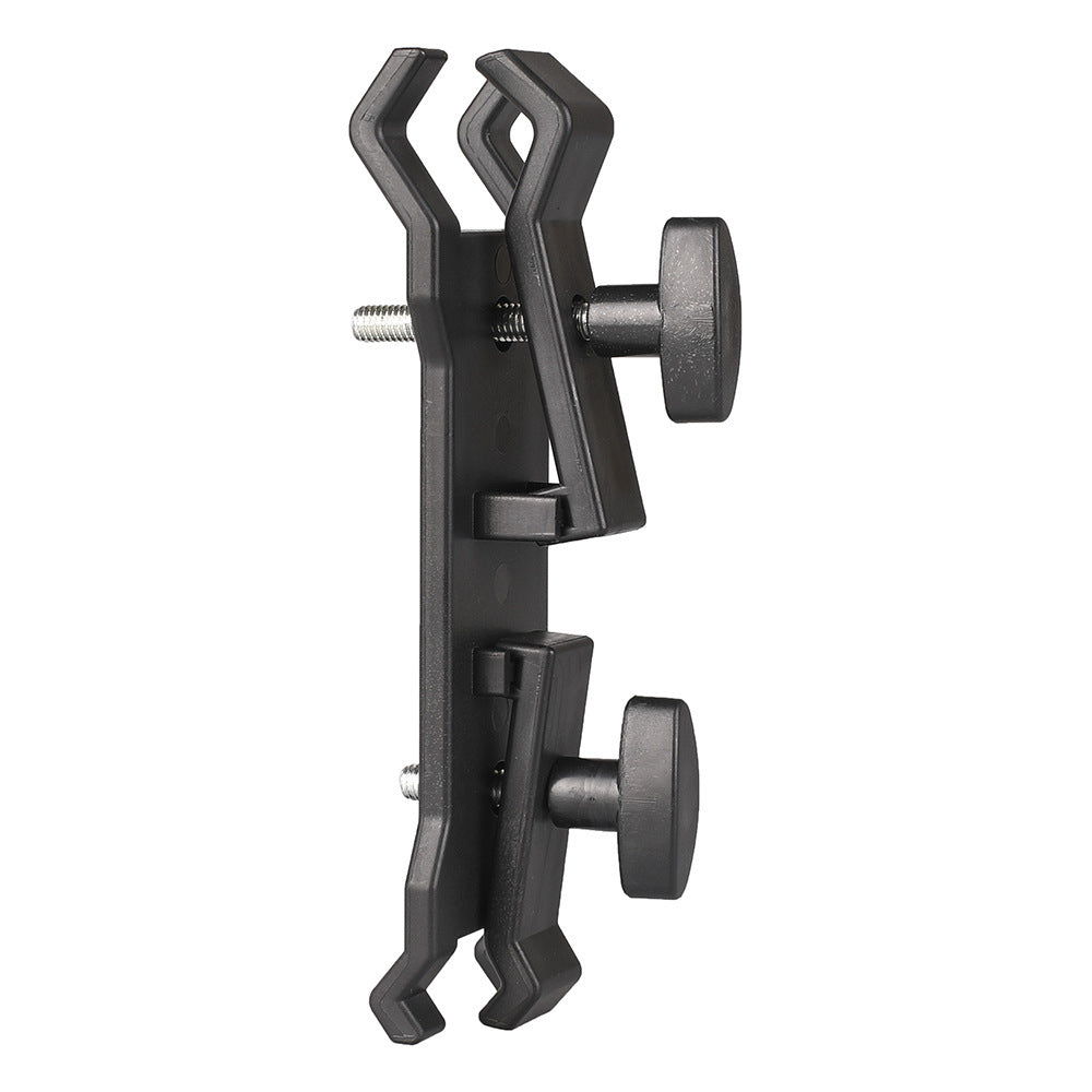 KTX-692755 Universal Tripod Umbrella Clip for Camera - Black ABS, Supports Up to 2kg