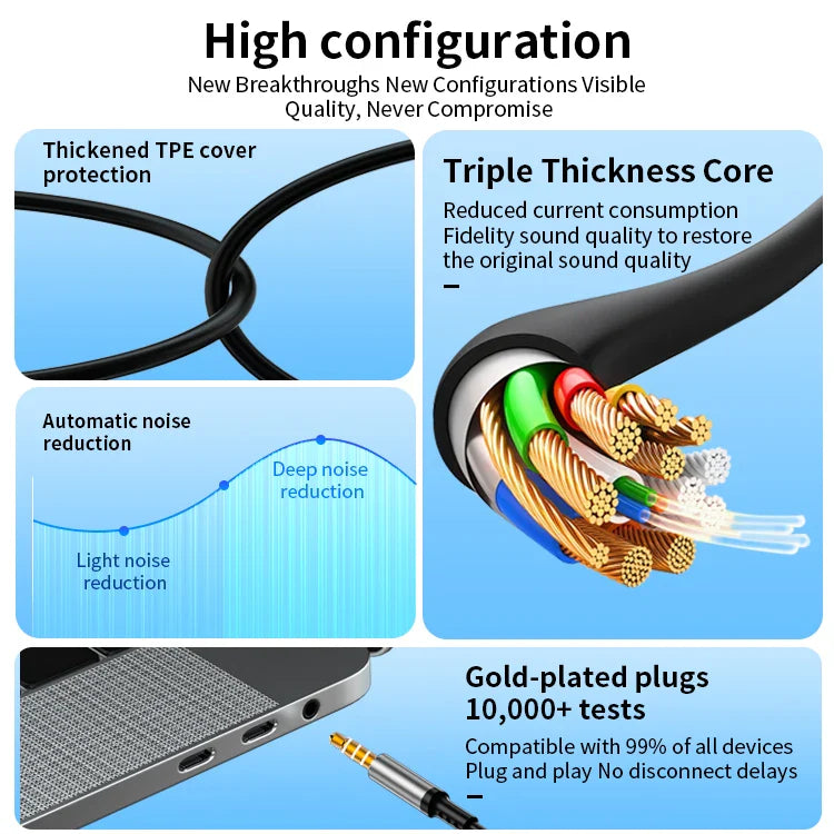 KTX-830355 Universal Wired Earbuds with Microphone and Enhanced Bass for Android Devices