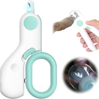 HKM-922259 LED Pet Nail Clipper with Built-in Light for Safe and Easy Grooming of Cats and Dogs