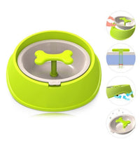HKM-279059 Slow Feeder Bowl for Small Dogs - Anti-Choke Design to Extend Eating Time and Stimulate Interest