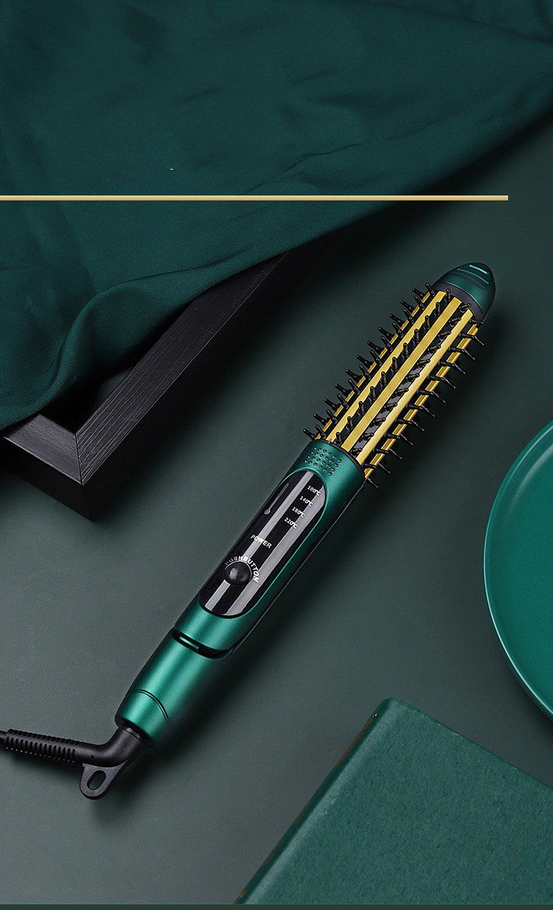 HKM-601619 Dual-Use Anti-Scalding Hair Styler with Adjustable Temperature Settings