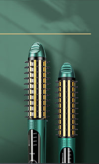 HKM-601619 Dual-Use Anti-Scalding Hair Styler with Adjustable Temperature Settings
