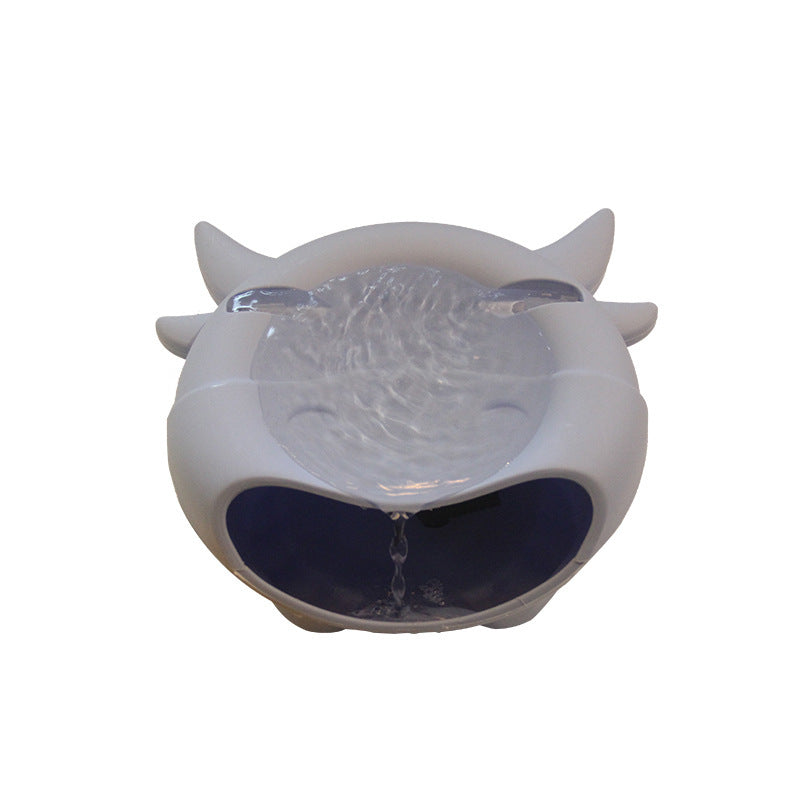 HKM-293715 Automatic Circulating Pet Water Fountain for Cats - Plastic Design in Blue and Pink